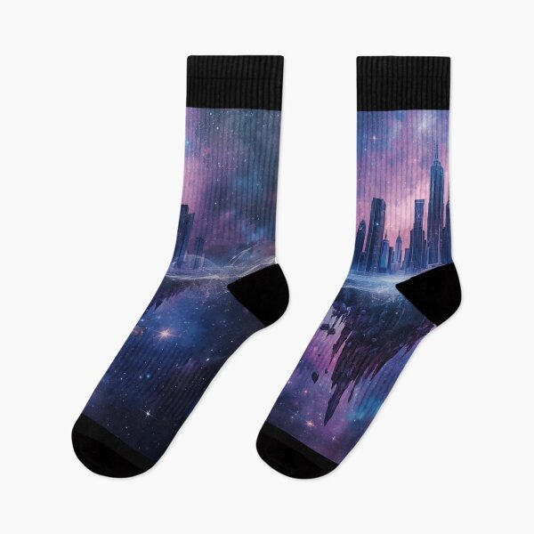 Item preview, Surreal Night Over Melting Towers designed and sold by ChicTrendz.