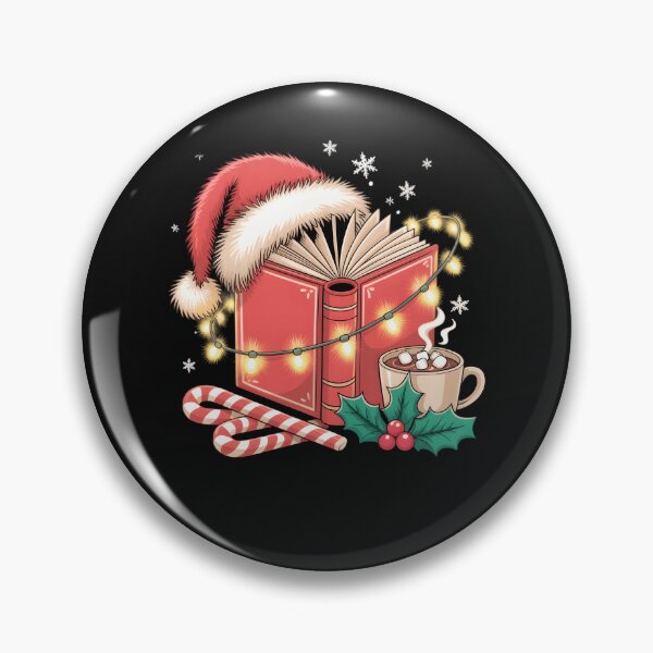 Item preview, Book Lover Christmas Santa Hat Reading Teacher Men Women Kids designed and sold by clothesy7.