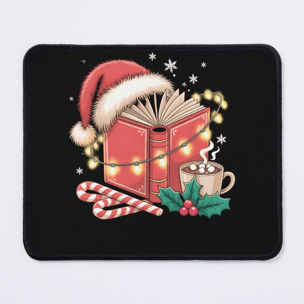 Item preview, Book Lover Christmas Santa Hat Reading Teacher Men Women Kids designed and sold by clothesy7.