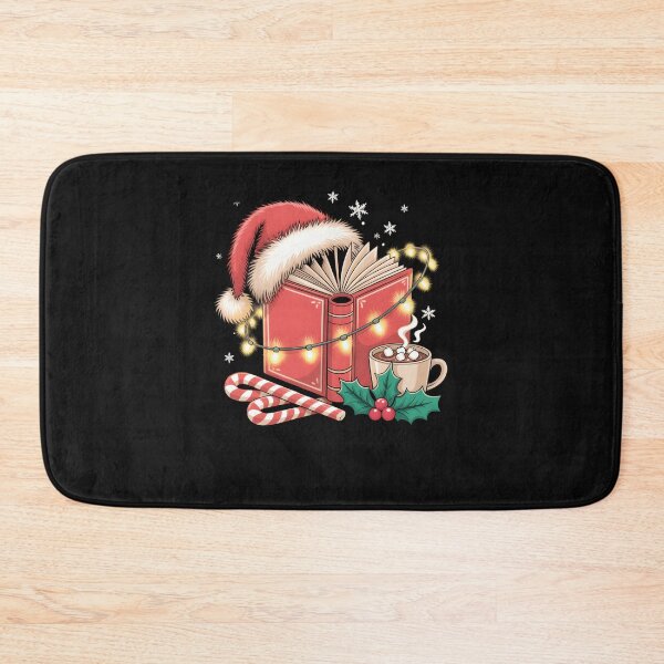 Item preview, Book Lover Christmas Santa Hat Reading Teacher Men Women Kids designed and sold by clothesy7.