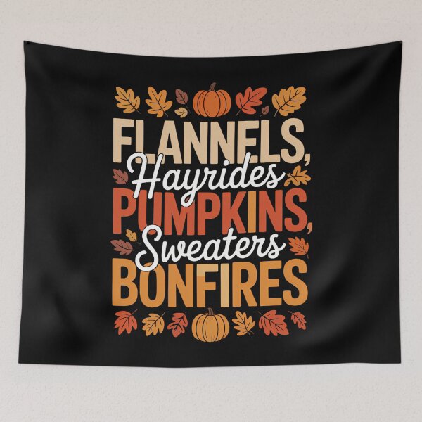 Item preview, Pumpkin Autumn Fall Sayings designed and sold by CookWorldLaughs.