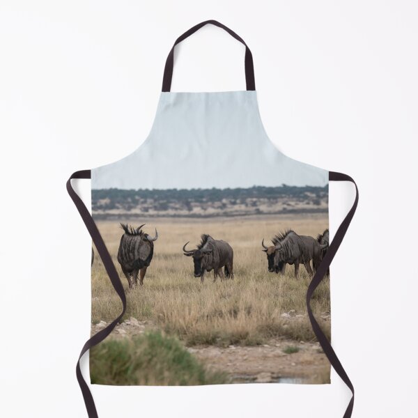 Item preview, Line of Horns — Blue Wildebeest Across the Etosha Grasslands, Namibia (2023) designed and sold by DavideAntoniani.