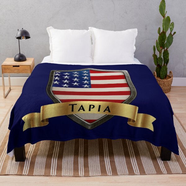 Item preview, Tapia Family USA Shield, Stars & Stripes Pride Crest designed and sold by Highlandkings.