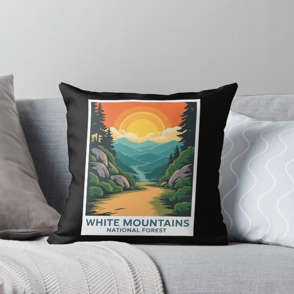Item preview, White Mountains National Forest — Retro Scenic Road Trave designed and sold by VividOrganica.