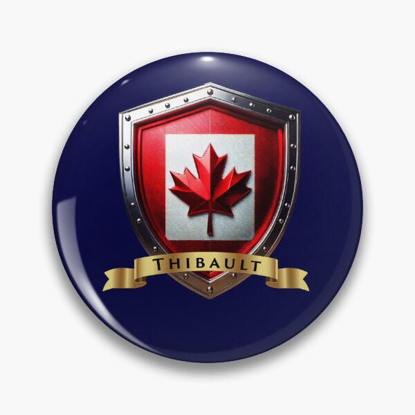 Item preview, Thibault Family Canada Shield, Maple Leaf Heraldry Crest designed and sold by Highlandkings.