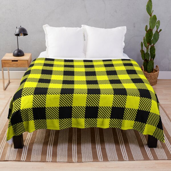 Item preview, Yellow & Black Plaid – Seamless Checkered Pattern designed and sold by Found Dream.