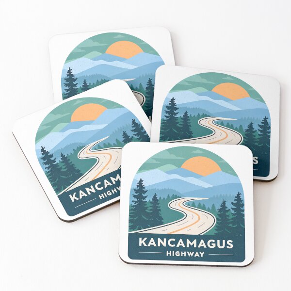 Item preview, Minimalist Kancamagus Highway Landscape — Modern Mountain  designed and sold by VividOrganica.