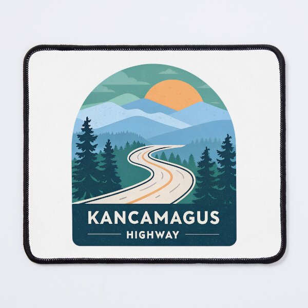 Item preview, Minimalist Kancamagus Highway Landscape — Modern Mountain designed and sold by VividOrganica.