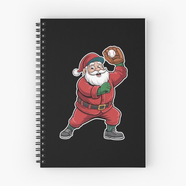 Item preview, Santa Baseball Christmas Funny Xmas Sports designed and sold by DoorwayThreads.