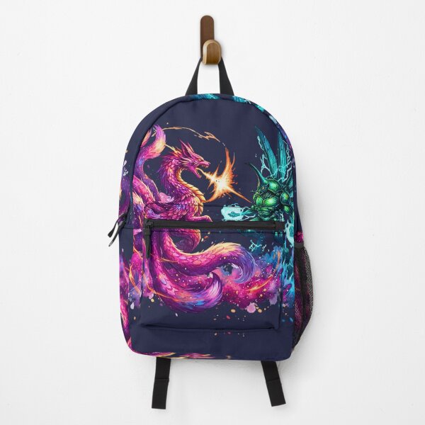 Item preview, Cosmic Clash | The Kitsune Dragon vs. The Voltaic Insectoid designed and sold by E-SarnEdge.