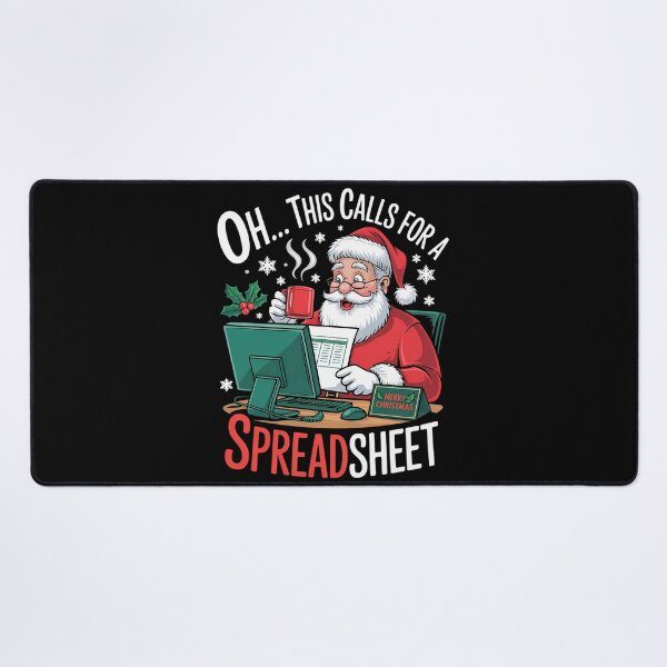 Item preview, Santa christmas funny joke designed and sold by DoorwayThreads.
