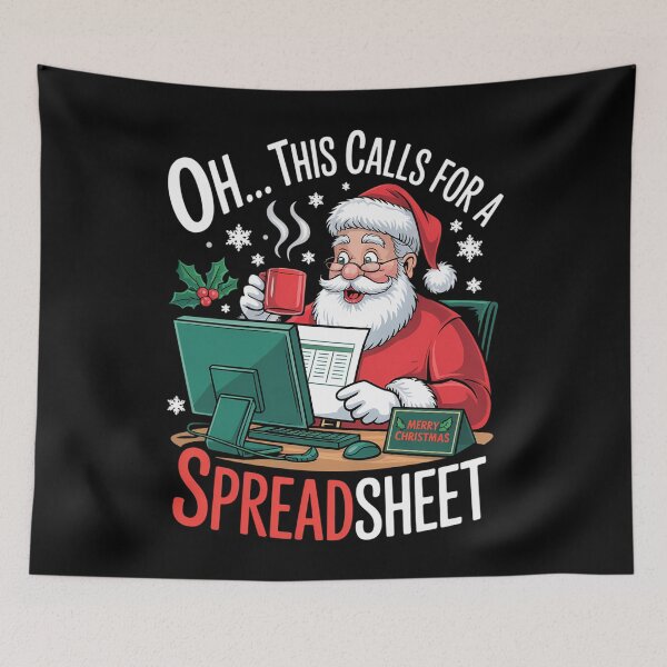 Item preview, Santa christmas funny joke designed and sold by DoorwayThreads.