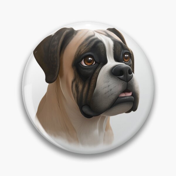 Item preview, Cute Boxer dog portrait designed and sold by adey68.