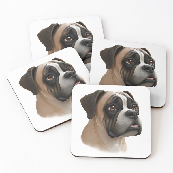 Item preview, Cute Boxer dog portrait designed and sold by adey68.