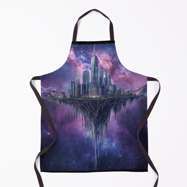 Item preview, Surreal Cosmic City - Dreamcore Galaxy Art designed and sold by ChicTrendz.