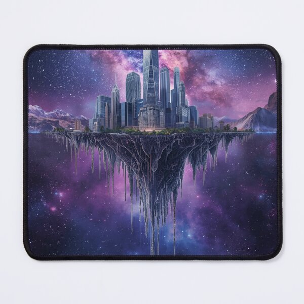 Item preview, Surreal Cosmic City - Dreamcore Galaxy Art designed and sold by ChicTrendz.