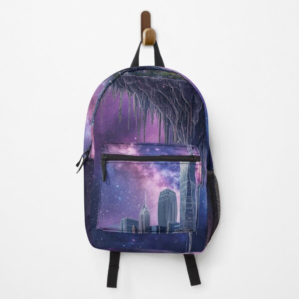 Item preview, Surreal Cosmic City - Dreamcore Galaxy Art designed and sold by ChicTrendz.