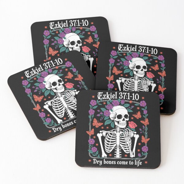 Item preview, Skeleton Floral Christian Halloween designed and sold by DoorwayThreads.