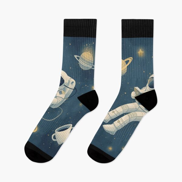 Item preview, Dreamy Astronaut Reading Among the Stars designed and sold by ChicTrendz.