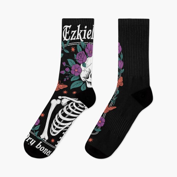 Item preview, Skeleton Floral Christian Halloween designed and sold by DoorwayThreads.