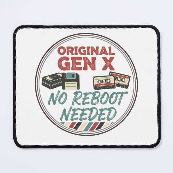 Item preview, funny gen x slang Original Gen X – No Reboot Needed Funny Retrogen x pride designed and sold by LuxeGraphix.