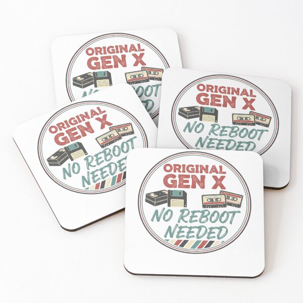 Item preview, funny gen x slang Original Gen X – No Reboot Needed Funny Retrogen x pride designed and sold by LuxeGraphix.