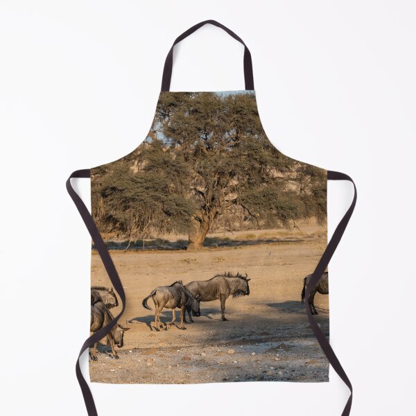 Item preview, Under the Acacia — Blue Wildebeest at the Waterhole, Etosha, Namibia (2023) designed and sold by DavideAntoniani.
