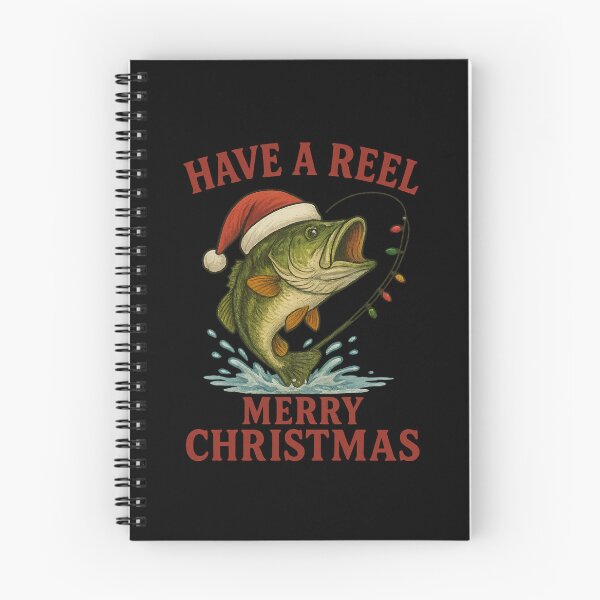 Item preview, “Christmas Bass Fishing – Have a Reel Merry Christmas” designed and sold by sssweetness.