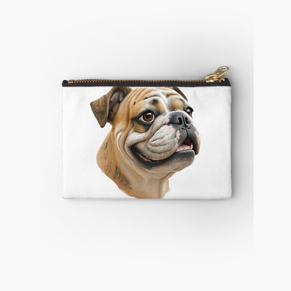 Item preview, Stylish, happy Bulldog portrait designed and sold by adey68.