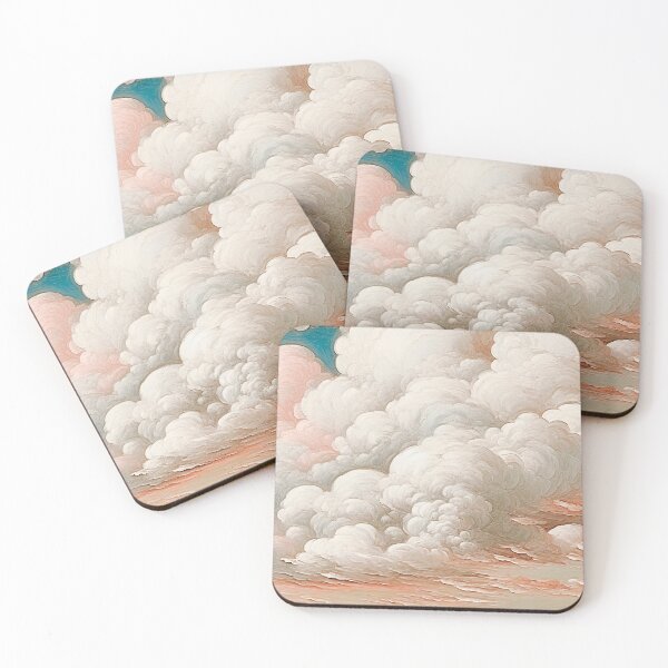 Item preview, Ethereal Swirling Pastel Cloud Abstract Art Print designed and sold by LanaGustavsson.