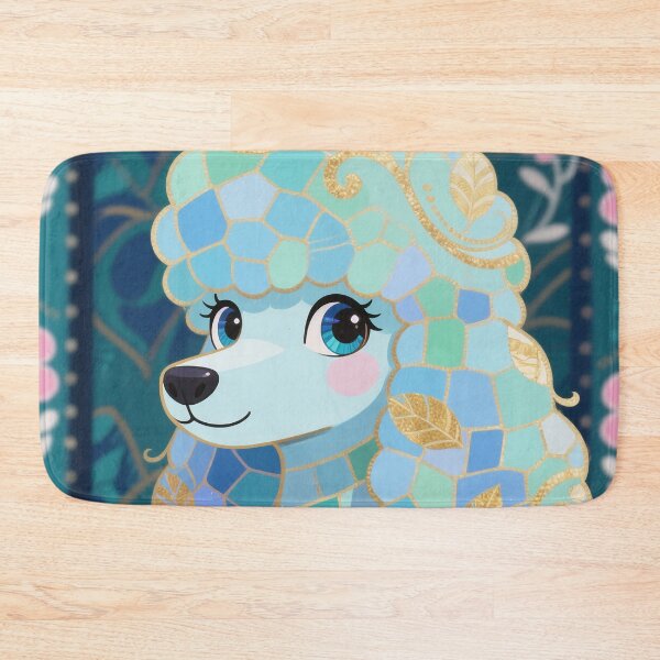 Item preview, Cerulean Canine in a Mosaic Garden designed and sold by Lizetteh.