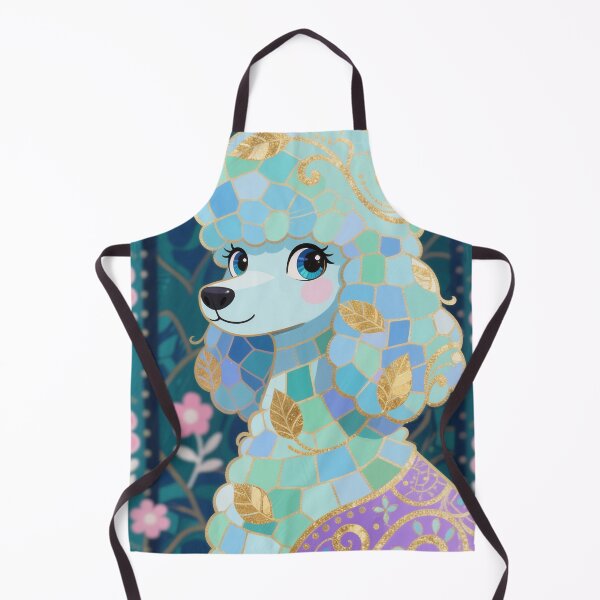 Item preview, Cerulean Canine in a Mosaic Garden designed and sold by Lizetteh.