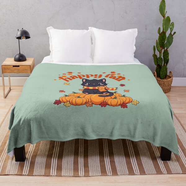 Item preview, Happy Fall Cat designed and sold by LisaMichelleArt.