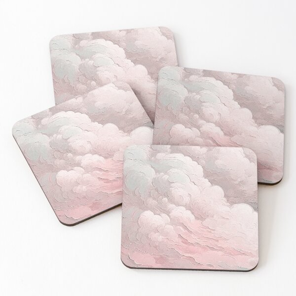 Item preview, Ethereal Swirling Pastel Cloud Abstract Art Print designed and sold by LanaGustavsson.