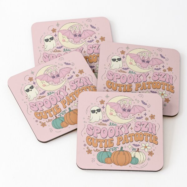 Item preview, I'm A Spooky SZN Cutie Patootie T-Shirt | Retro Groovy Halloween Ghost Bat Pumpkin Aesthetic Sticker Gift designed and sold by cozy corner co. .