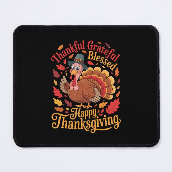 Item preview, Thankful Thanksgiving Turkey designed and sold by WalshDrawnLaugh.