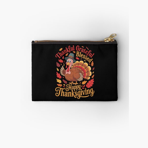 Item preview, Thankful Thanksgiving Turkey designed and sold by WalshDrawnLaugh.