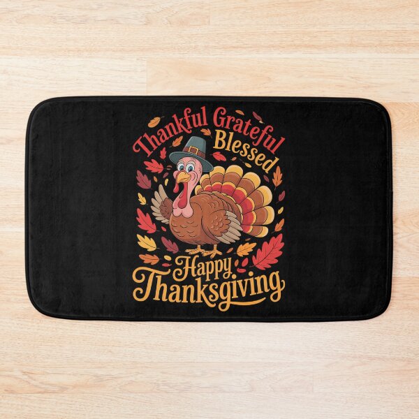 Item preview, Thankful Thanksgiving Turkey designed and sold by WalshDrawnLaugh.