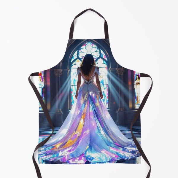 Item preview, Cathedral Glow - Glass dress meets light poetry – stained glass fashion meets wearable sculpture designed and sold by FotoworldEdel.