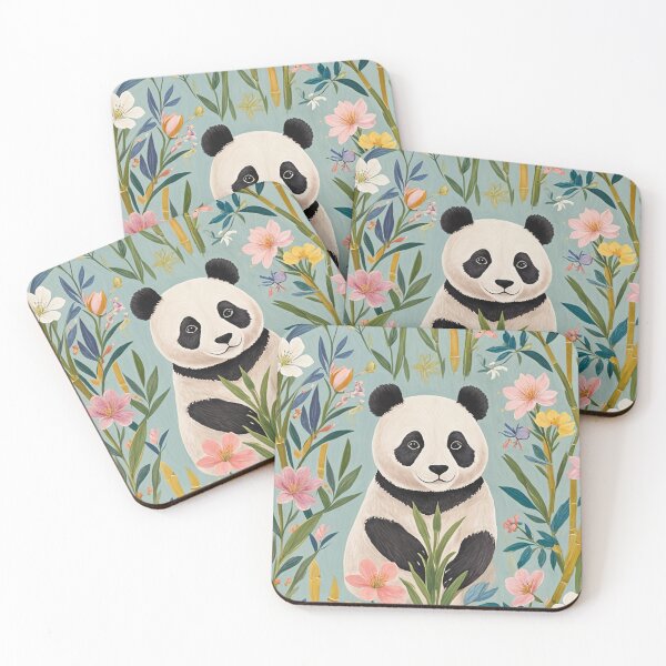 Item preview, Panda's Secret Flower Garden designed and sold by Lizetteh.