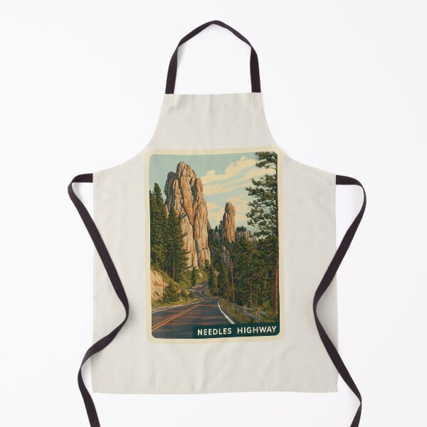 Item preview, Needles Highway South Dakota Vintage Travel Sticker Retro Scenic Drive & Granite Spires designed and sold by Blurbean.