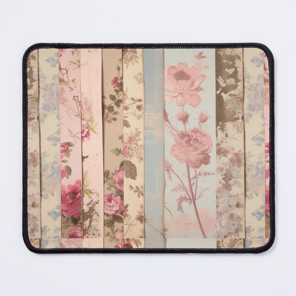 Item preview, Flower pattern vintage shabby chic designed and sold by She was a Dreamer....