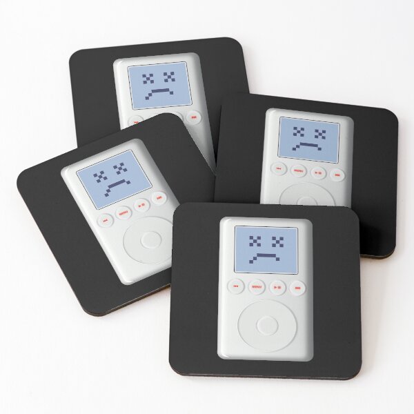 Item preview, Sad Face MP3 Player iPod designed and sold by Sara's Café.