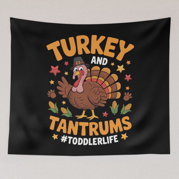 Item preview, Thanksgiving Turkey Fall designed and sold by WalshDrawnLaugh.