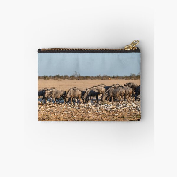 Item preview, Salt Stones — Blue Wildebeest Herd Grazing, Etosha, Namibia (2023) designed and sold by DavideAntoniani.