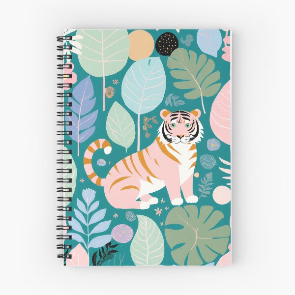 Item preview, Sunset Tiger in the Aqua Undergrowth designed and sold by Lizetteh.