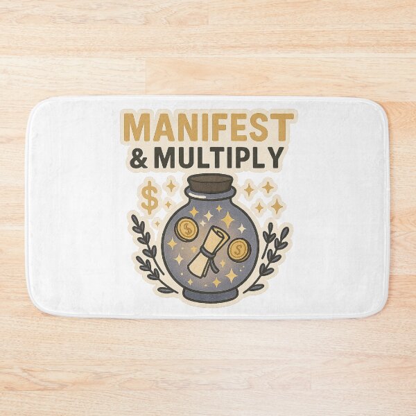 Item preview, Manifest & Multiply | Witchy Spell Jar Abundance Sticker | Manifestation Sticker & Law of Attraction Printable Sticker designed and sold by HerDreamCodes.