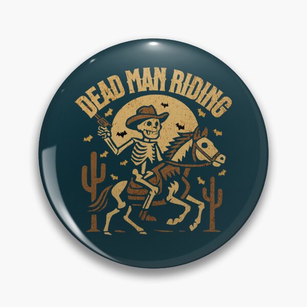 Item preview, Dead Man Riding Horse Skeleton Cowboy Spooky Halloween designed and sold by NosandEdgy.