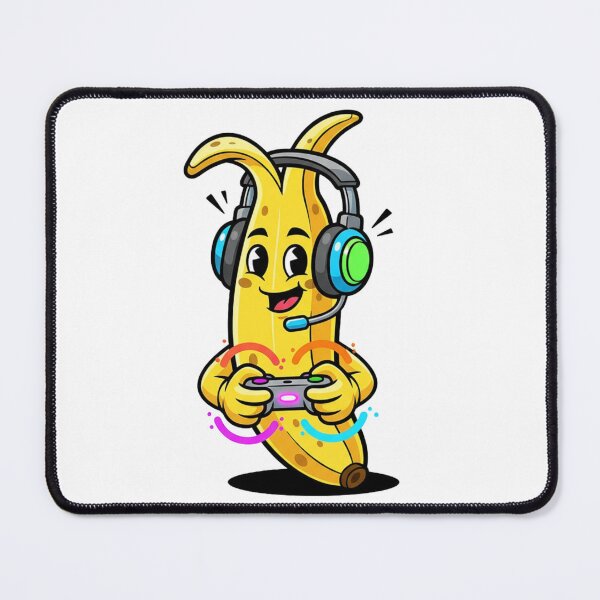 Item preview, Funny Banana Gamer | Cartoon Fruit Playing Video Games | Cute Gaming Art Design designed and sold by hn79.