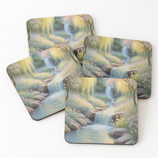 Item preview, Ethereal Dawn at the Whispering Falls designed and sold by Lizetteh.